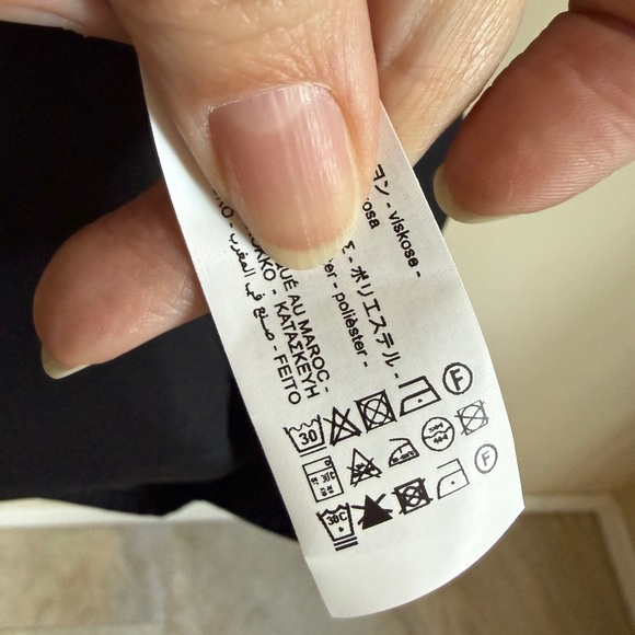 Zara Puff Sleeve Tiered Prairie Babydoll Black Long Sleeve Mini Dress XSmall - Picture 7 of 7